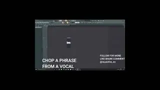 Arp from a vocal in Fl studio 