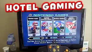 Hotel Gaming - Trying to Play Super Mario Bros. at our Hotel - The Irate Gamer