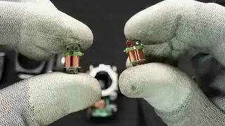 How to repair Pentax DSLR  camera K-S1 - Exchange solenoid (plunger) black picture problem