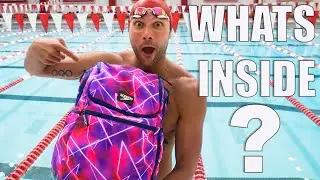 Whats Inside my SWIM BAG? Olympians Gear | Race Day SECRETS...