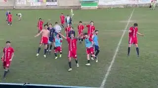 Caraglio-Carrù Magliano Alpi 1-2: l'esultanza rossoblu