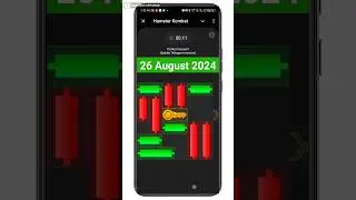 26 August Mini Game Puzzle and Daily Cipher Hamster Kombat |Hamster Kombat Mini Game 26 August Today