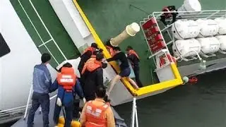 The Moment the Sewol Captain Jumps Ship