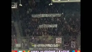 BHF banners at UEFA Nations League A, Netherlands-Bosnia and Herzegovina (07.09.2024.)