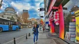 Osmanbey Metro to Mecidiyeköy Street | Walking Tour | Istanbul 🇹🇷 [4K]