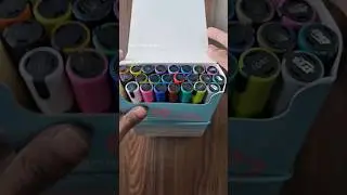 New Acrylic Markers 😍 : tutorial #shorts