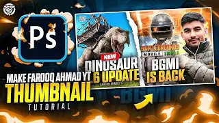 How To Make Thumbnail Like Farooq Ahmad YT | Photoshop Tutorial | Urdu/Hindi | BOSS GFX