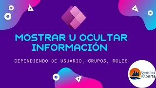 Power Apps Filtro de información | Usuario, roles, áreas, grupos