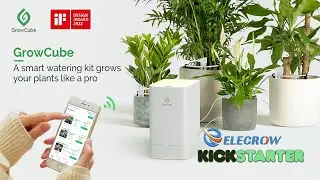 GrowCube 🌱🌧 Automatiza el regado de Plantas | Smart Watering Kit - Elecrow