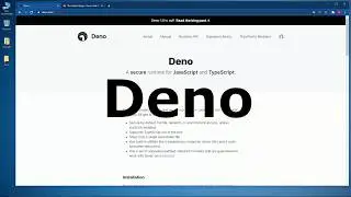 Deno возможная замена Node.js