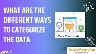 Types of Data | Different ways to categorize the data | 11 Essential Data Categorization Methods