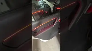 Тюнинг салона Гранта подсветка Салона.
