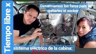 We removed the combi's electrical system, including the fuse box. VW combi #7