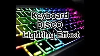 How to make Keyboard Lights blink like Disco | Disco keyboard Lights | Notepad Tricks