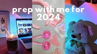 prep with me for 2024 🩷 (recap ep.2) journal, selfcare, preparativos, "rituales" 💫