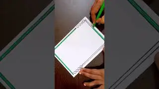 Very easy design border for project work 