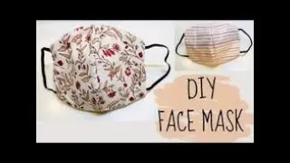DIY Face Mask No Sewing Machine | How to make Fabric Face Mask at home | Home Made Face Mask