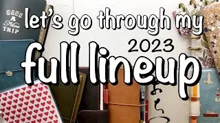 Journal & planner lineup 2023 🫣 Does my ever-growing lineup need a limit? 🤭