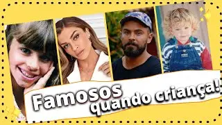 Famosos quando eram criança! (Antes e depois) 2° parte!