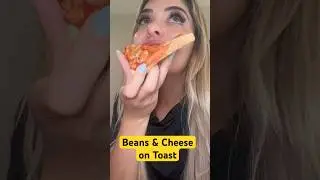 Beans and cheese on toast! #british #asmr #mukbang