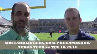 BREAKING TCU FOOTBALL NEWS: PREGAME SHOW TEAXS TECH vs TCU 10/9/16