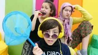Aunt Pakize goes to meet her grandson's friend! Funny video