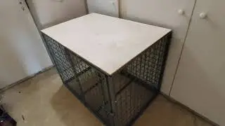 мощная разборная антивандальная клетка из арматурной сетки. 103*68*76