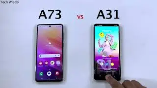 SAMSUNG A73 vs A31 - Speed Test