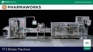 Pharmaworks TF3 Blister Machine w/ FT320 Dedicated Tube-Style Feeder