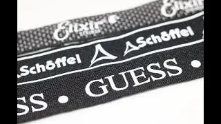 Wholesale custom polyester/nylon woven strap jacquard ribbon elastic band webbing with silicone