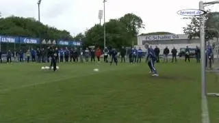 torwart.de-Torwarttraining mit T. Schlieck - Flacher Ball, Passspiel und 1-gegen-1