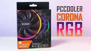 PCCooler Corona RGB - підсвічування на 16 млн. кольорів і синхронізація. Огляд вентилятора