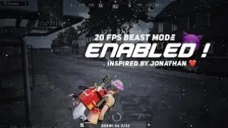 No Love ⚡| CAN I BECOME NEXT JONATHAN ? | BGMI MONTAGE | 20 FPS REDMI 8A 2GB