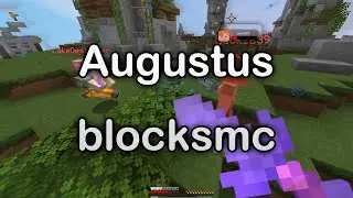 Full Autoblock, SprintScaffold, Strafe on Blocksmc | Augustus Client