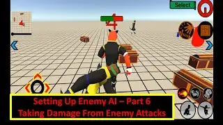 Unity Game - Enemy AI - Part 6 - Taking Damage From Enemy
