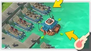 Best Boom Beach Attack Strategy for HQ 5 to HQ 13 (F2P #7)