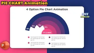 148.PowerPoint pie chart animation | MORPH Transition