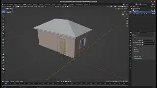 Blender 3.2 3D Architecture 3- Adding a roof.