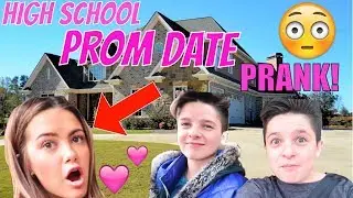 PRANKING OUR SISTER'S PROM DATE | Brock and Boston