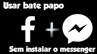 como usar o bate papo sem instalar o messenger?