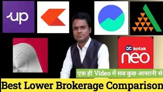 Zerodha vs Upstox vs Groww vs Angel One vs Kotak vs 5Paisa – Best Lowest Brokerage Comparison 2026