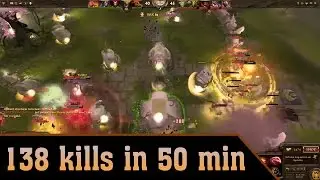 Mega action Dota 2 - 60 kills in 15 min