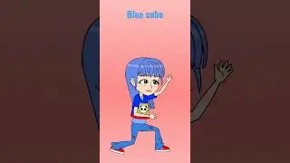 Blue Girl Dance - Animation Tutorial - blue cube