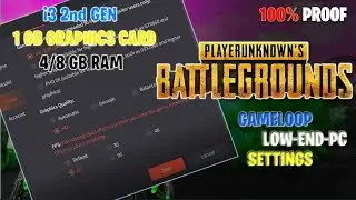 🔧Gameloop Best Settings For Low End PC 2023 ✅ | i3 2nd GEN,1GB Graphics Card|4/8 GB Ram (reuploaded)