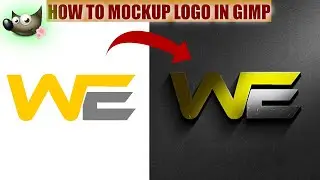 🔥 How to Create a Logo Mockup in GIMP | Professional Logo Mockup Tutorial