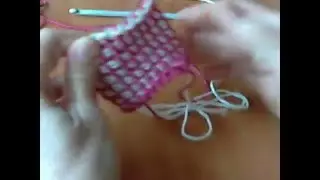 Вязание по кругу двусторонним крючком ТУНИССКОЕ ВЯЗАНИЕ