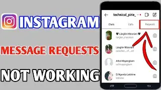 Instagram Message Requests Option Not Working // Instagram Message Option Not Showing Problem
