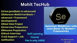 Selenium WebDriver with Java Basic To Master+ Frameworks