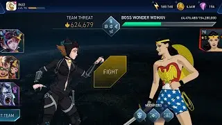 Sub Boss WONDER WOMAN ♀️ Solo Raid Event Battles ☠️ InJustice 2 Mobile Gameplay