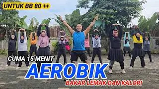 15 MINUTES AEROBIC EXERCISE FOR WEIGHT 80++ EASY TO FOLLOW SUPER GOBYOS